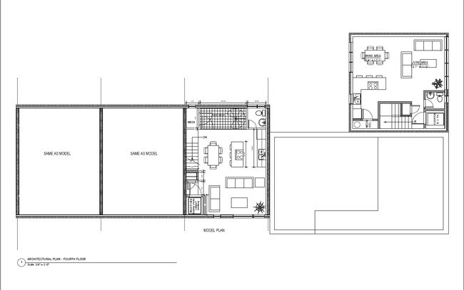 4th Floor Plan - Euclid Flats