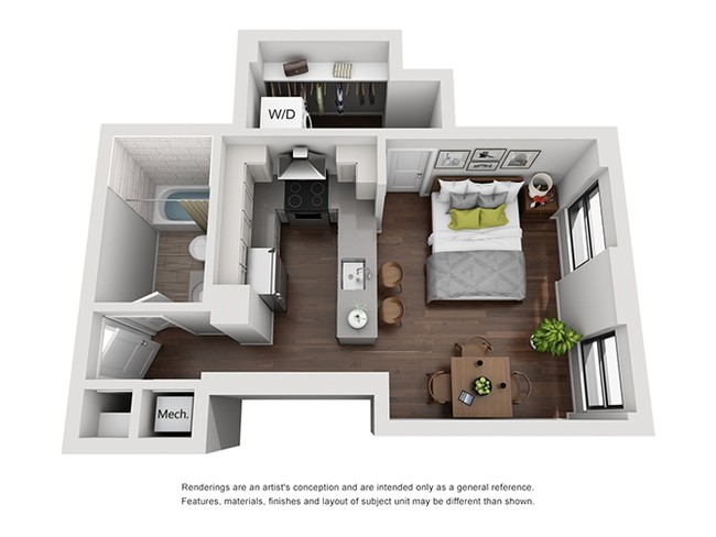 Floorplan - The Fairfax Apartments