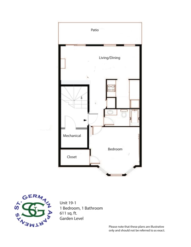 Floorplan - St. Germain Apartments
