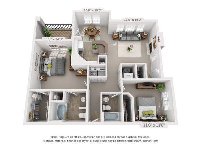 Floorplan - The Retreat at Fox Hollow