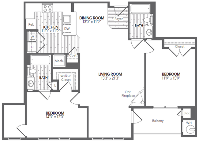 Floorplan - The Elms at Shannon's Glen