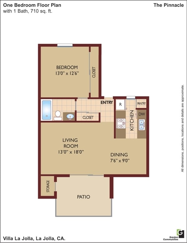 1BR/1BA - Villa La Jolla