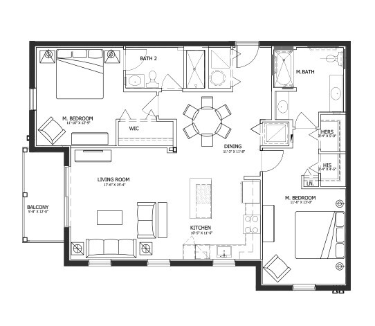 Floorplan - Azul Luxury Residences