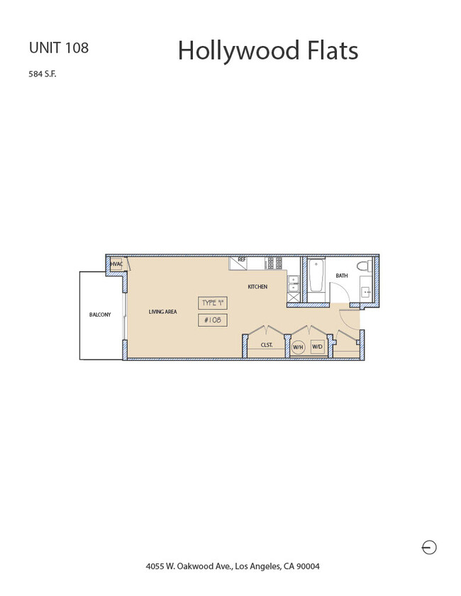 Floorplan - Hollywood Flats