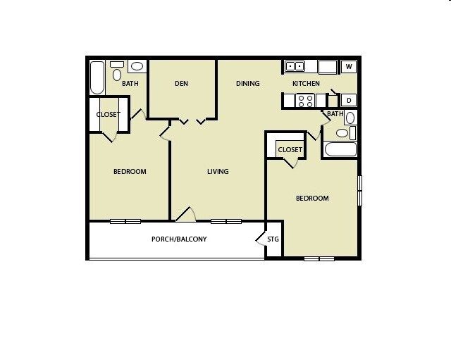 Plan E - Tradewinds Apartments