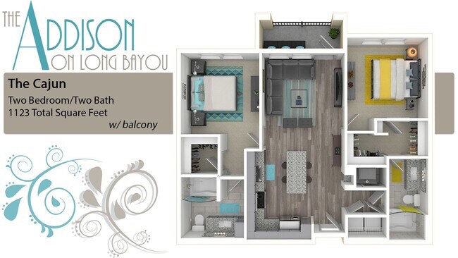 Floorplan - The Addison on Long Bayou