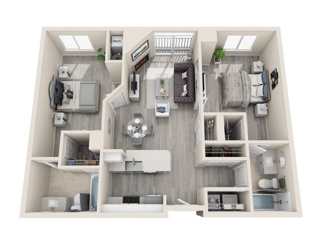 Floorplan - The Cosmopolitan Apartments