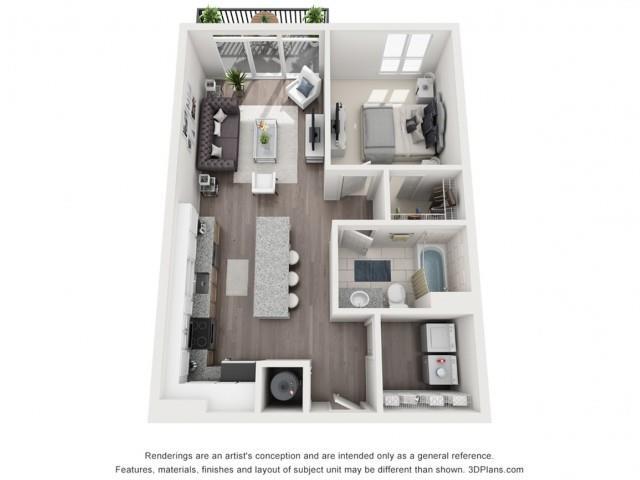 Floorplan - Lofts at South Lake