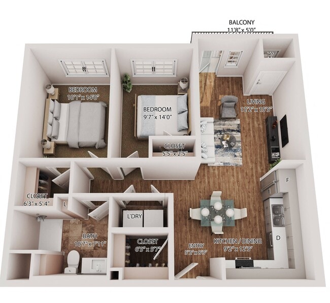 Floorplan - Oxboro Heights - 55+