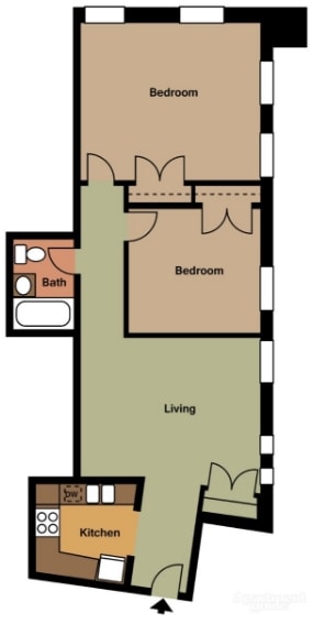 Floorplan - City Trust Apartments