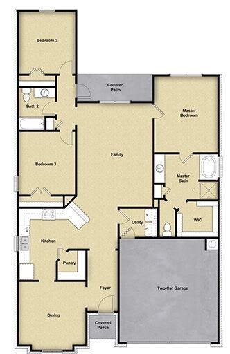 Floor Plan - 22607 August Crow Dr