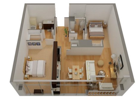 Floorplan - 800J Lofts