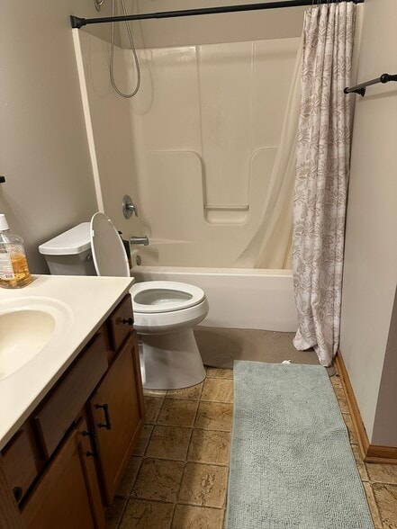 Bathroom with Pocket Door to Bedroom - 7417 Thomas Dr