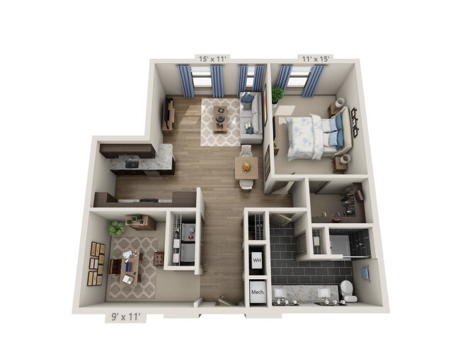 Floorplan - Overture Fair Ridge 62+ Active Adult Apart...