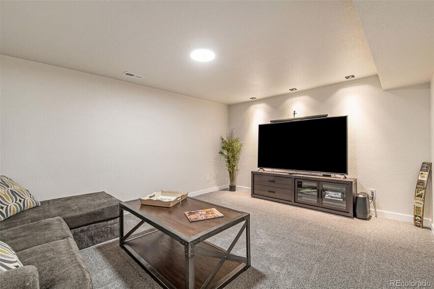 Basement family room - 952 S Garland Way