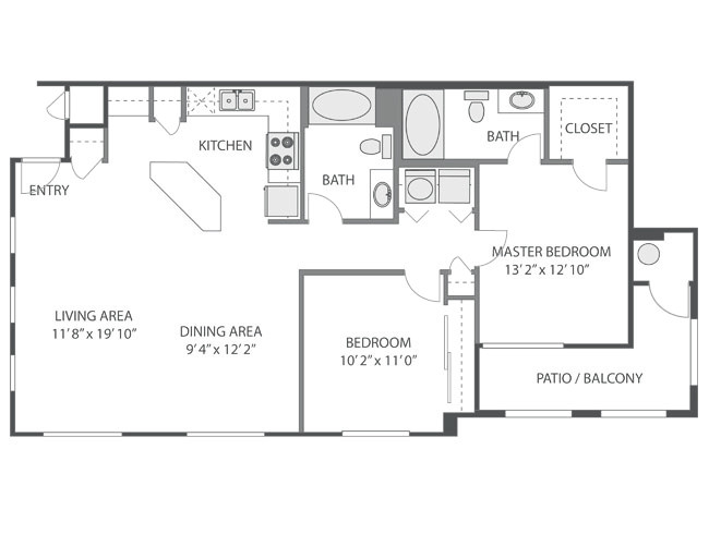 Floorplan - Victoria Arbors Apartment Homes