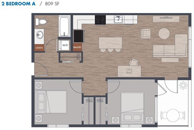Floorplan - Metroline Flats