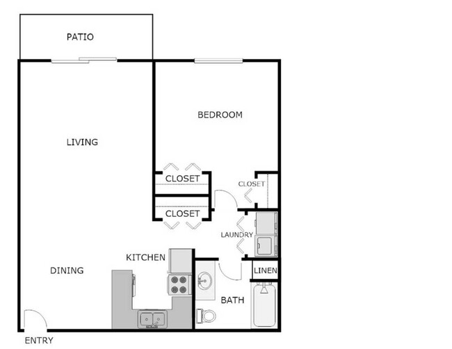 Floorplan - Colonial Court Apartments