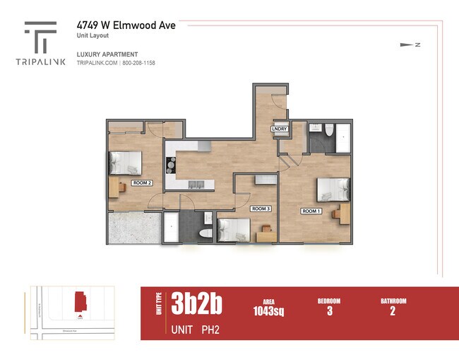 Floorplan - 4749 Elmwood