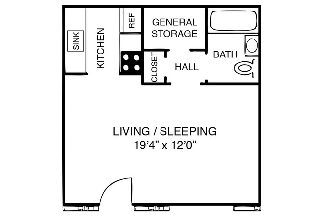 Floorplan - Crystal Creek Park - Senior Living