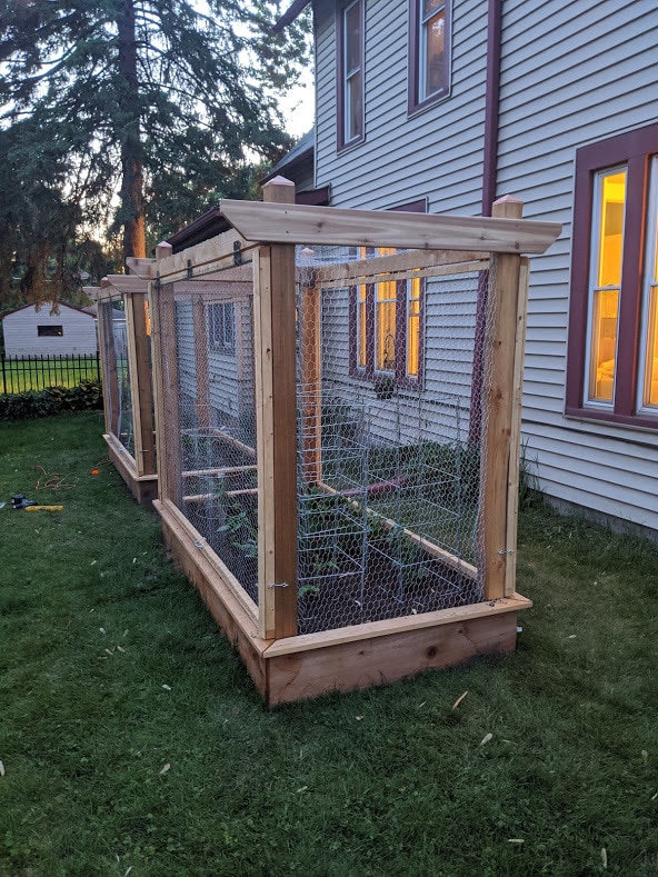 Each unit has a protected cedar garden bed to keep the squirrels out and ensure a healthy harvest. - 2526 NE Taylor St