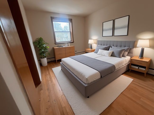 Building Photo - Mid-Century Modern 1-Bed + Den with Exposed Brick