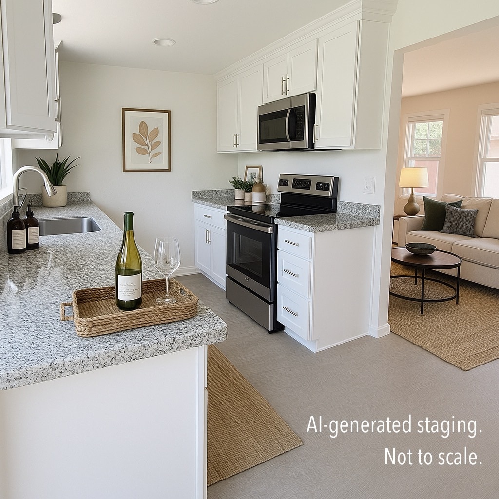 AI Virtual Staging - 631 S Glassell St