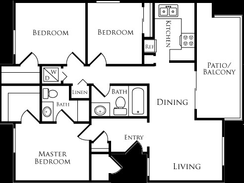 3BR/2BA - Amber Ridge
