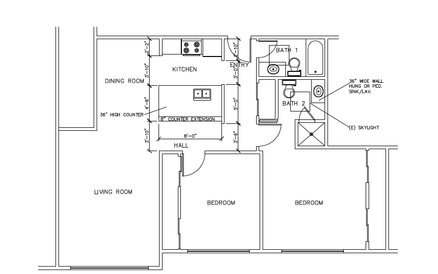 Efficient floor plan - 1998 Pacific Ave