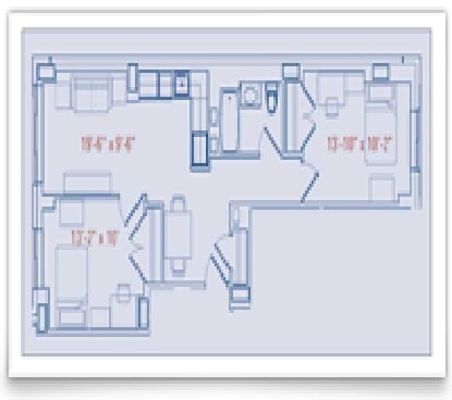 2BR/1BA - The Graduate Center Apartments