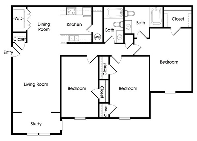 Floorplan - Chroma Park Apartments