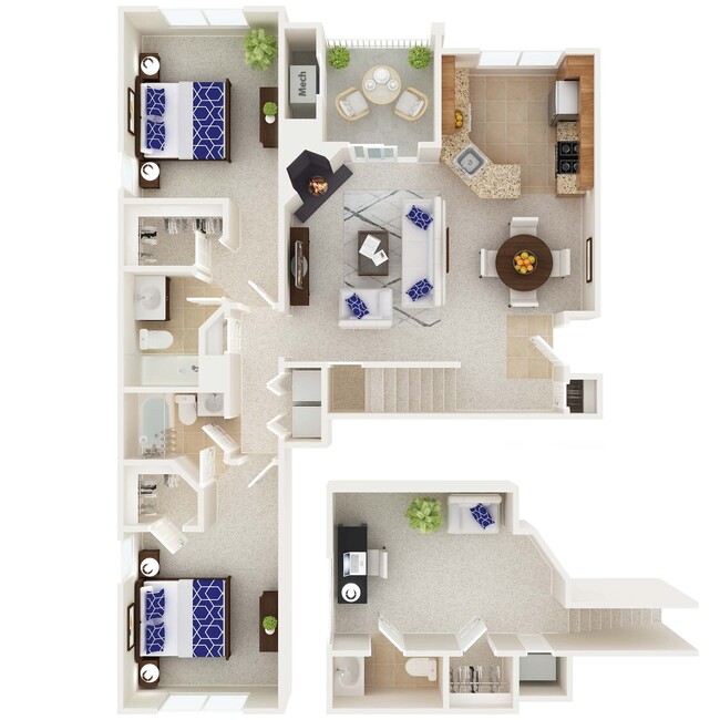 Floorplan - The Morgan Apartment Homes