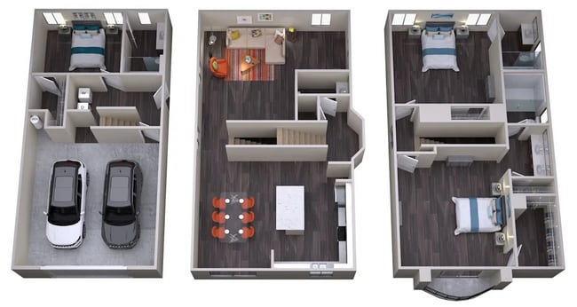 habitat at dtlv_3d_floorplan_the maestro_3x3.5.png - Habitat @ DTLV
