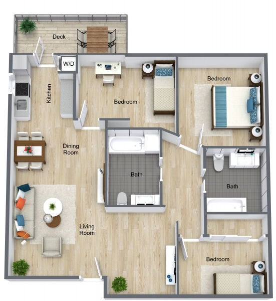 Floorplan - Falls of Chelsea Lane