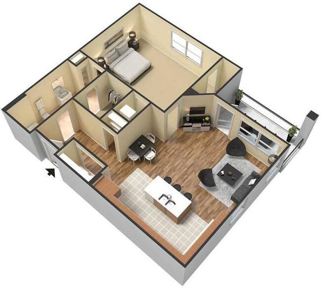 Floorplan - Meridian Park Apartments