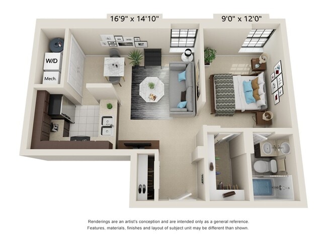 1 Bed 1 Bath - Shockoe Center