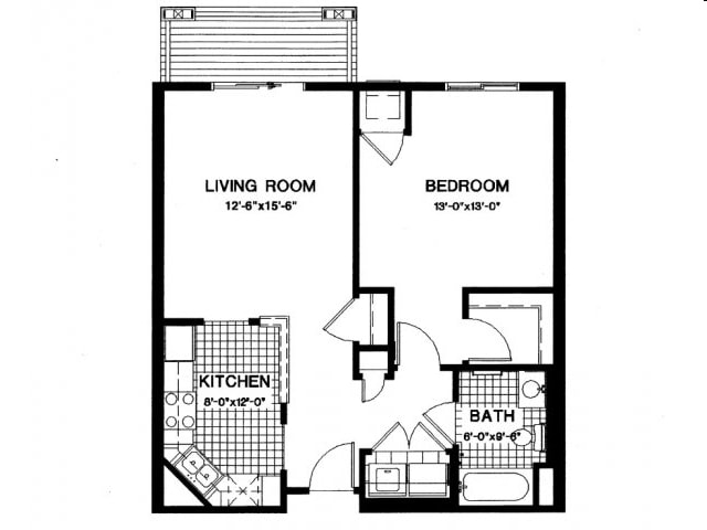 1BD/1BR - The Crossings at Town Centre