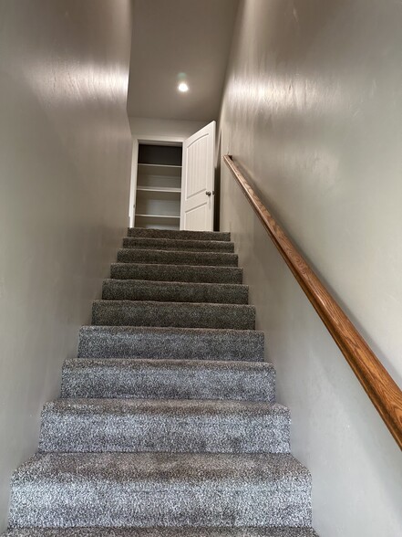 Storage at top of stairs - 187 Courthouse Way