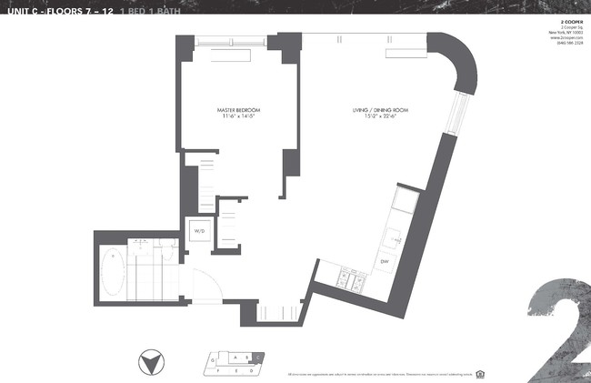 Floorplan - 2 Cooper Square