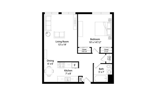 Floorplan - The Venue On Knox Apartments