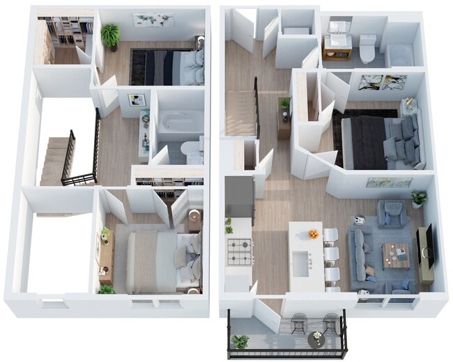 Floorplan - The Riviera on Semmes