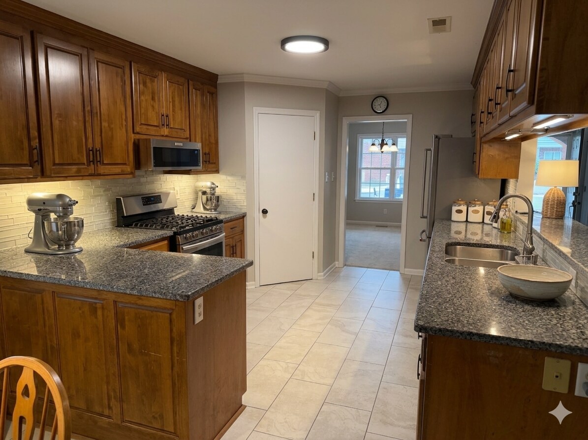Updated kitchen with new appliances - 4019 Windswept Dr