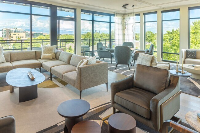 Discover a cozy retreat in our community's clubhouse - Modera Cherry Creek