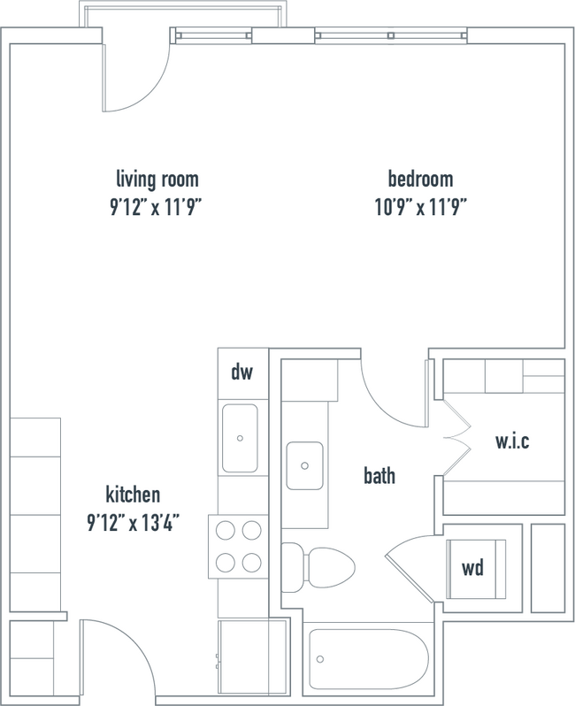 Floorplan - XThe Dartmouth North Hills Apartments