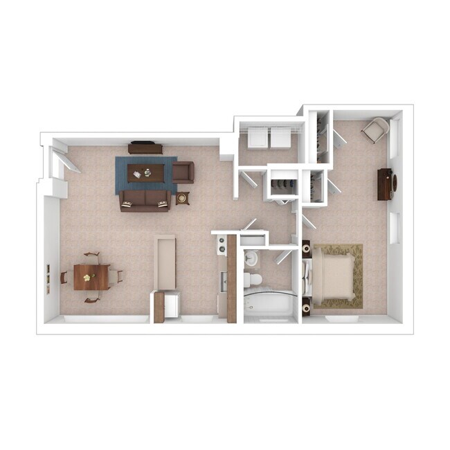 Floorplan - Carver Terrace Apartments
