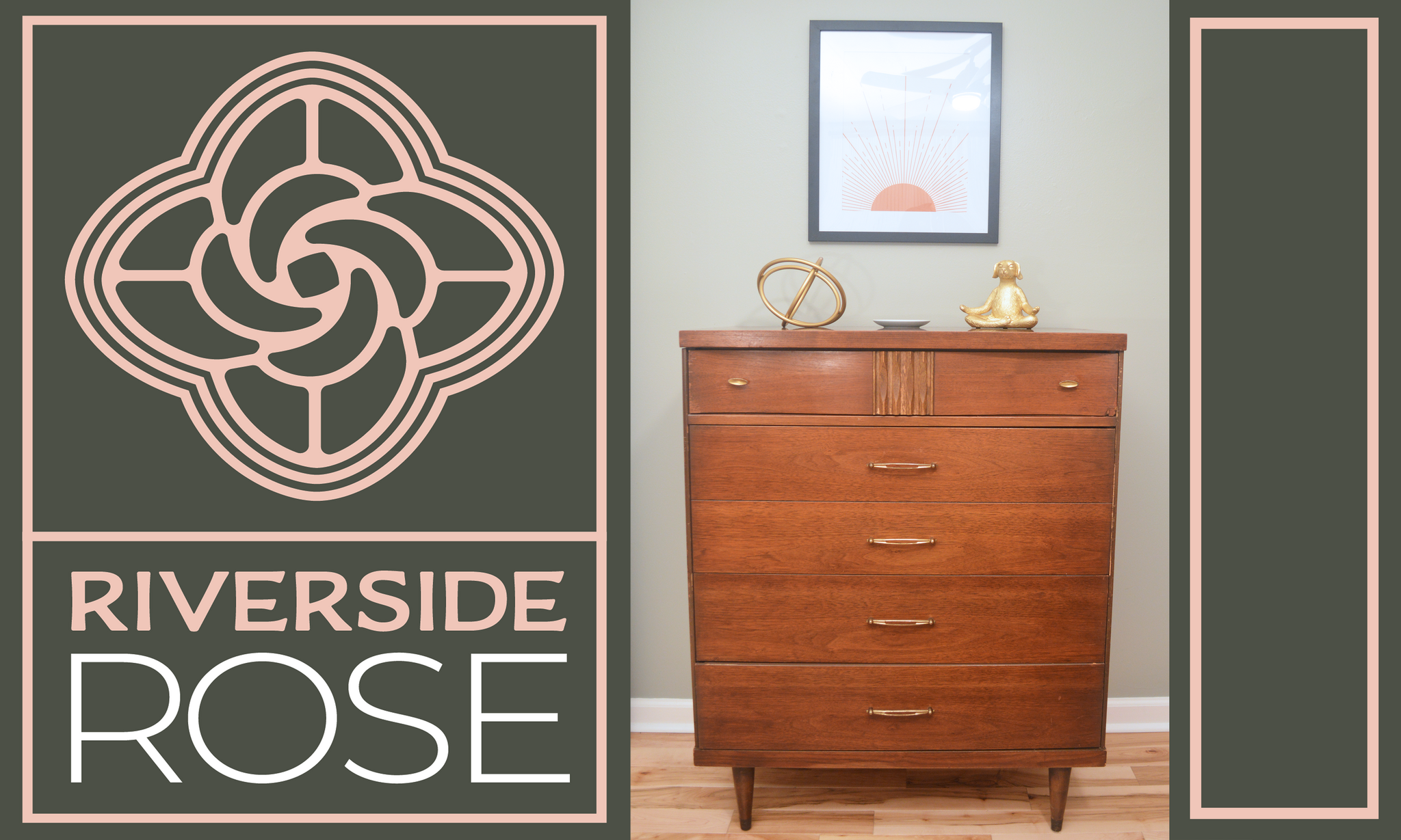 Antique mid century dressers for plenty of storage space. - 3726 Moss Rose Dr