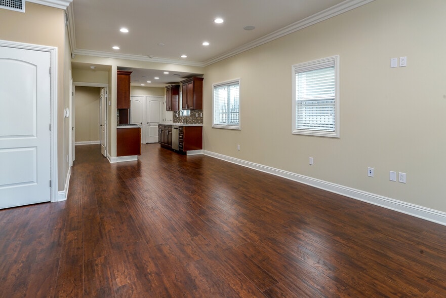 Kitchen opens to dinning room and living room - 7522 Fountain Ave