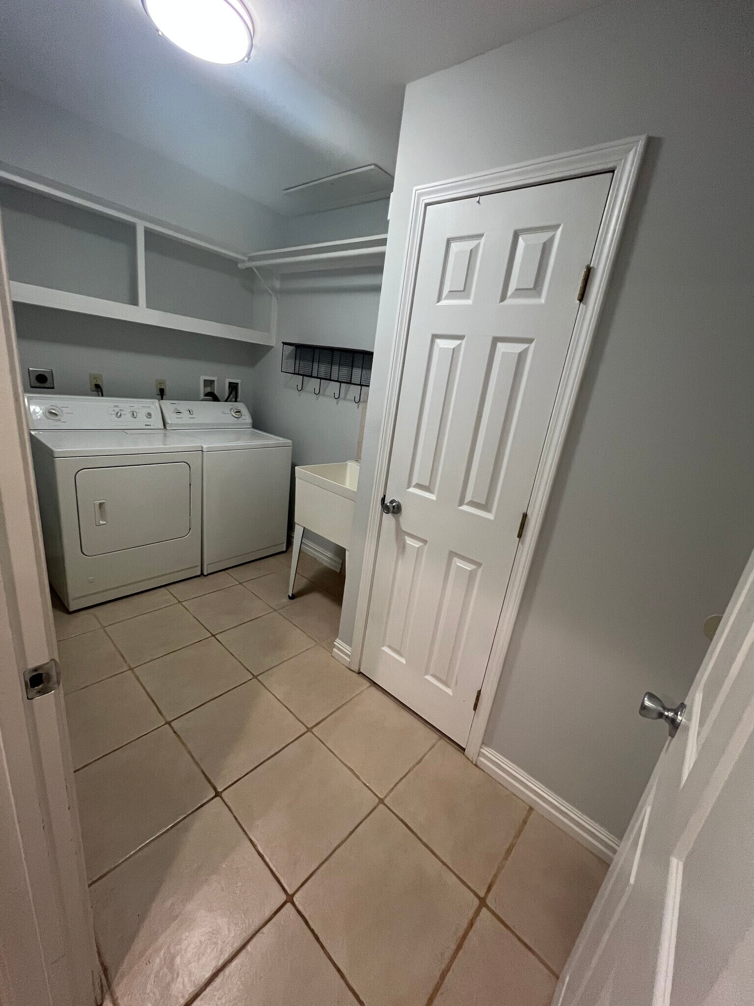 Large Laundry room with storage closet - 6803 Louisville St