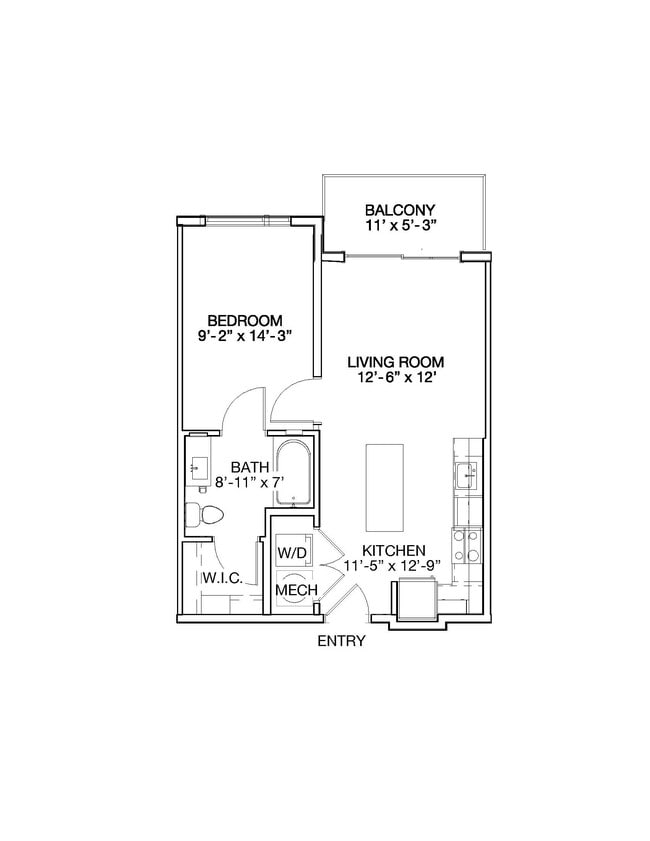 Floorplan - Ainsley at the Collective