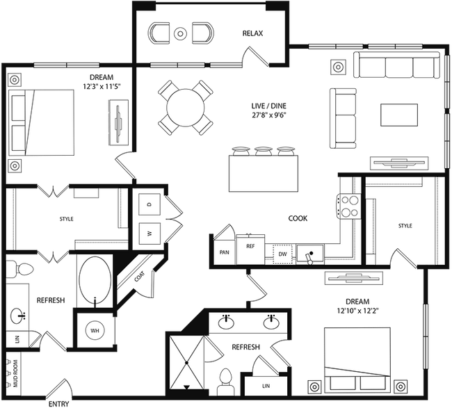 Floorplan - Tessa at Katy